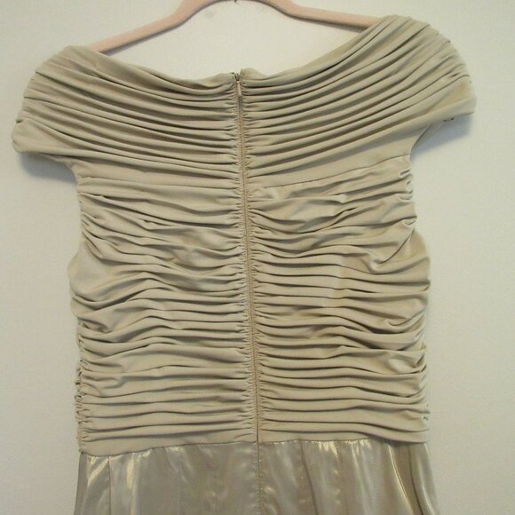 Tadashi Shoji Cream Maxi Dress - Picture 5 of 9